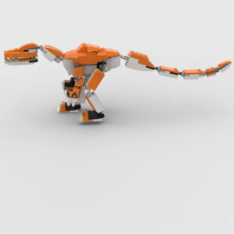 Creators Animal Series Model MOC Building Bricks Orange Baryonyx Modular Technology Gifts Holiday Assemble Children Toys Suit