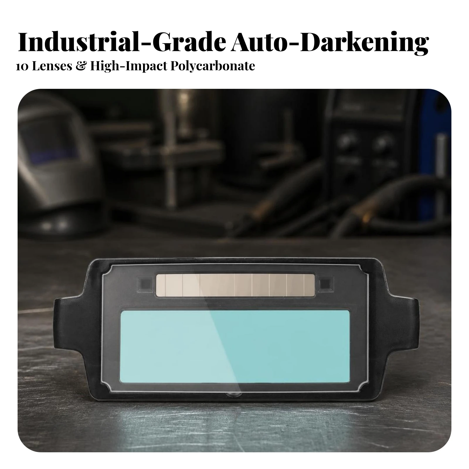 Auto-Darkening Fabrication Goggles Lightweight Fabrication Eyewear with Auto-Darkening Lens Safety Eyewear Long-Lasting Compact