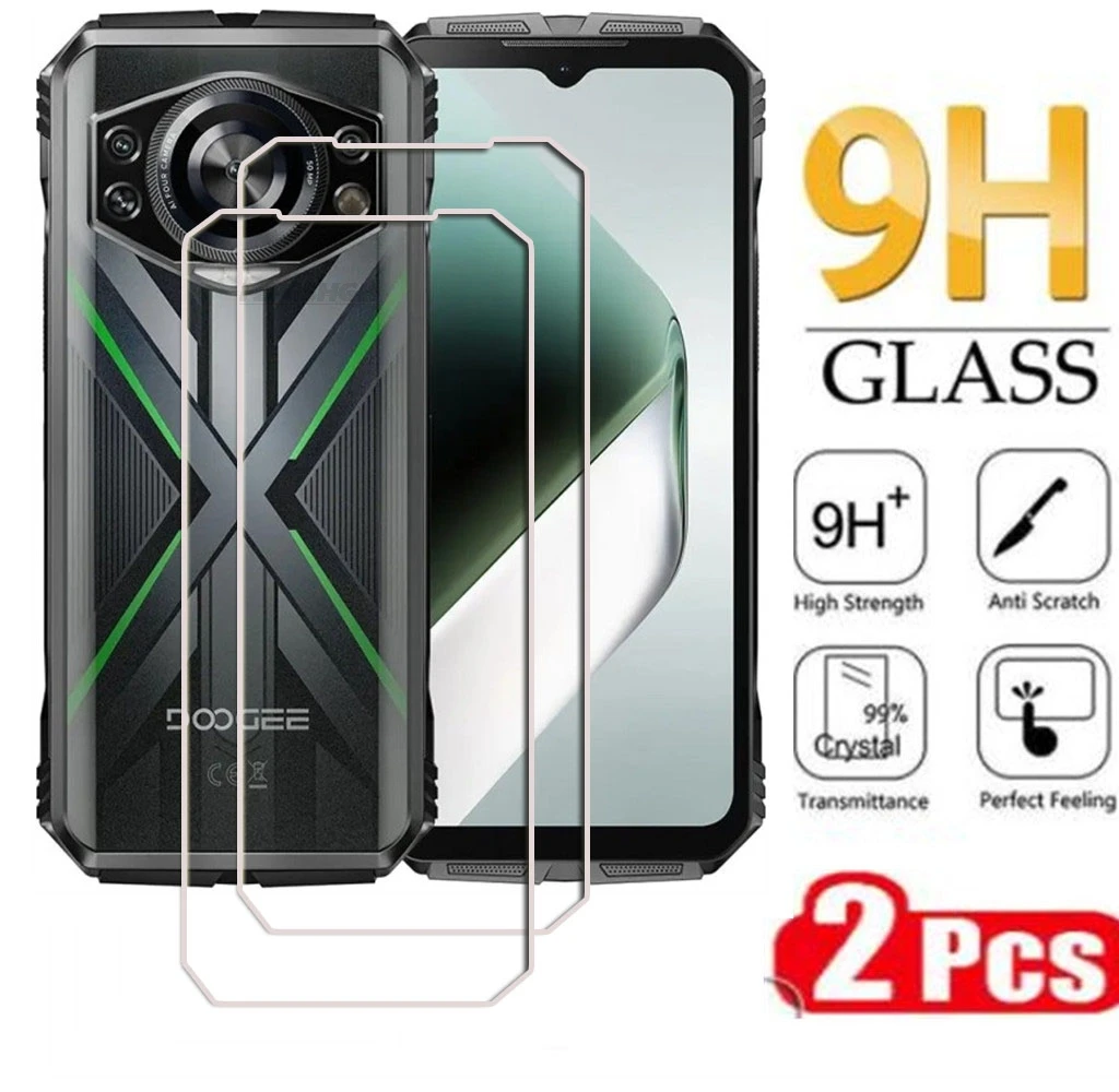 2PCS 9H HD Tempered Glass For Doogee S Cyber Pro 6.58" DoogeeSCyber SCyber Pro S Cyber Screen Protective Protector Cover Film