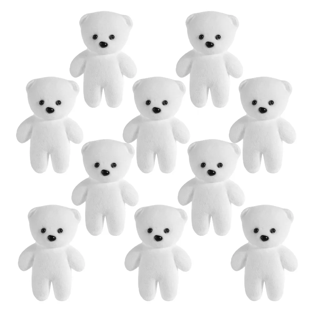 

10Pcs Foam Bears for Craft Projects Adorable Mini Animals Easy to Decorate Home Wedding Birthday Events Accessories