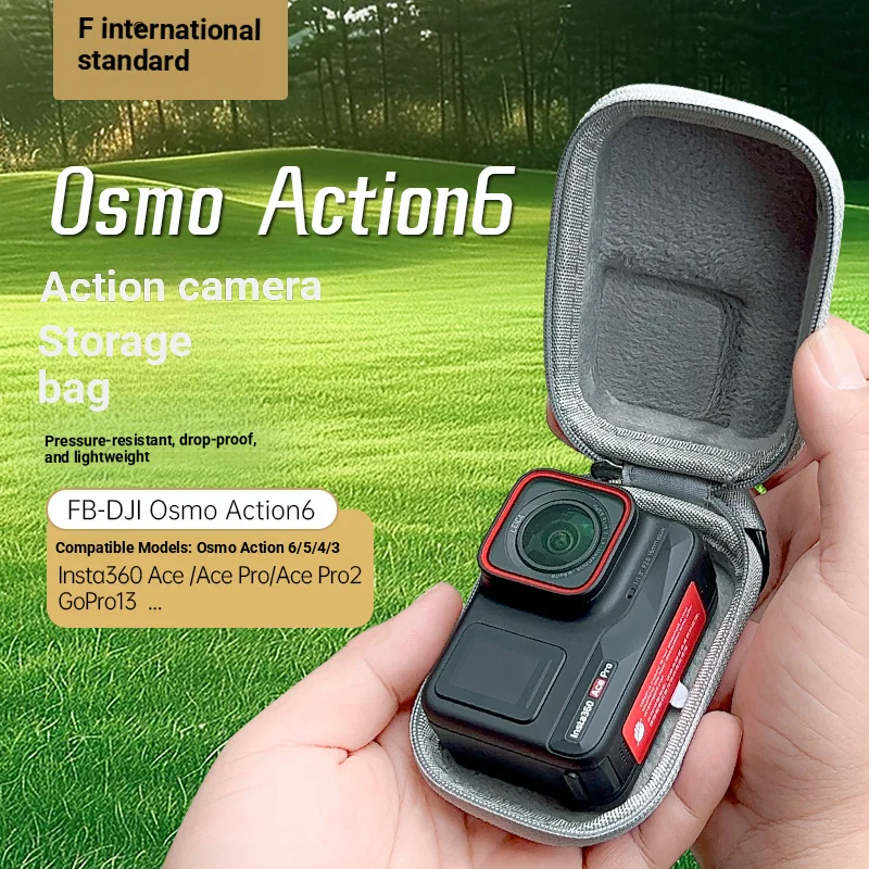 NEW Camera Bag for DJI Osmo Action 6/5/4/3, Insta360 Aec/AecPro/Aec Pro2, GoPro 13 Body Protection Case Storage Bag