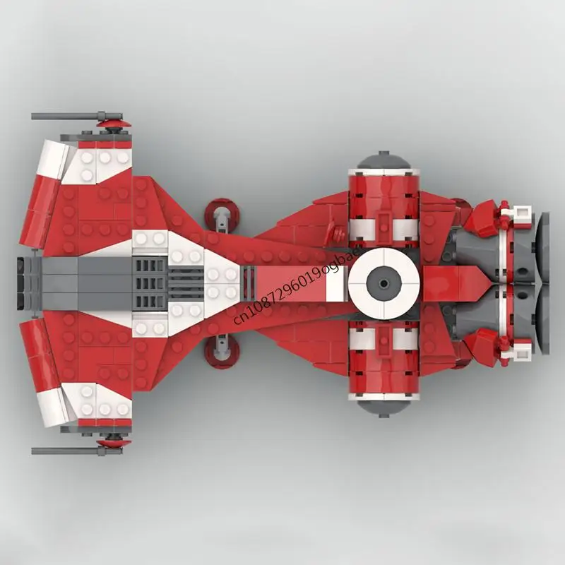 498PCS Beroemde ruimte Film Rendili Defender-Klasse Licht Corvette model DIY creatieve ideeën Kind Speelgoed Montage Puzzel verjaardagscadeau