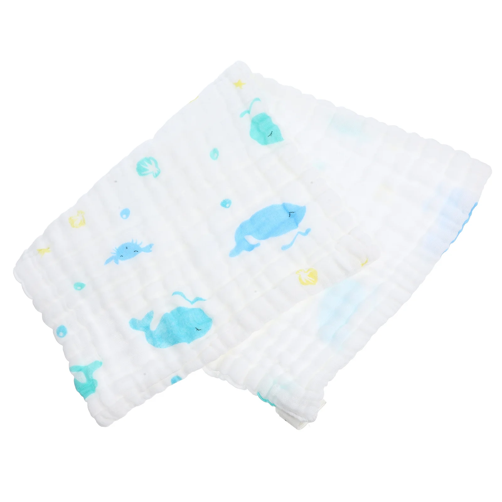 

Baby Cartoon Cotton Handkerchief Soft Breathable Burp Cloth Drool Towel Infant Washcloth Newborn Body Wipe Baby Washcloths