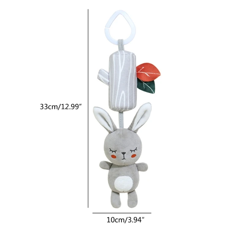 Baby Hanging Rattle Toy Baby Rattles Toy Soft Squeaky Toy for Baby Newborn