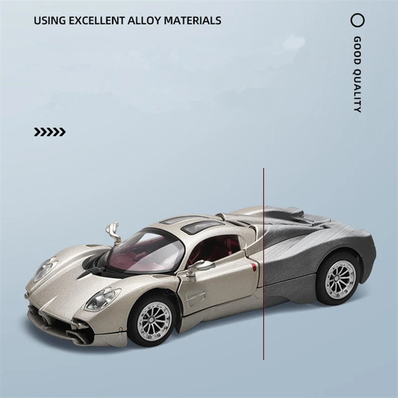 1:32 Pagani Utopie Legierung Sportwagen Modell Druckguss Metall Rennwagen Auto Modell Simulation Sound Licht Sammlung Kinder Spielzeug Geschenk