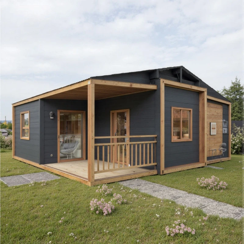 Factory Price House Prefab 2 3 Bedrooms Mobile Prefab Tiny Villa House Expandable Container House Prefabricated Home Homestay