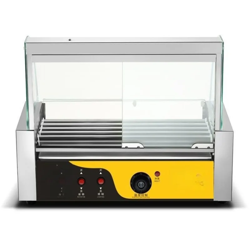 

Sausage Grilling Machine Commercial Small Hot Dog Machine Stall Grilling Sausage Machine Household Automatic Sausage Gril