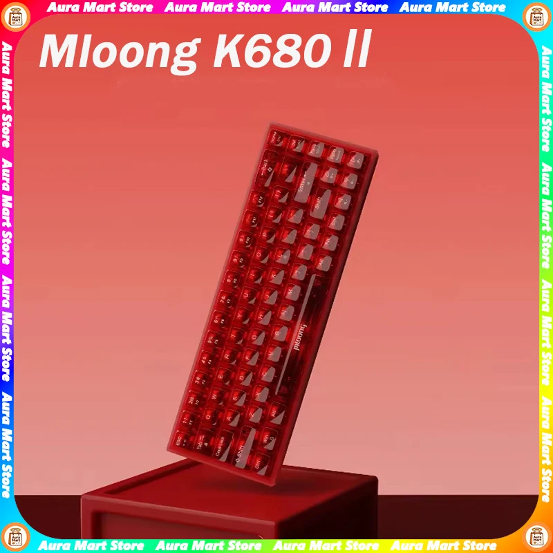 Mloong Planet K680 Ⅱ Mechanical Keyboard Wired Gaming Usb Keyboard Custom 68 Key 1000hz low latency Rate Keyboard pc Office Gift