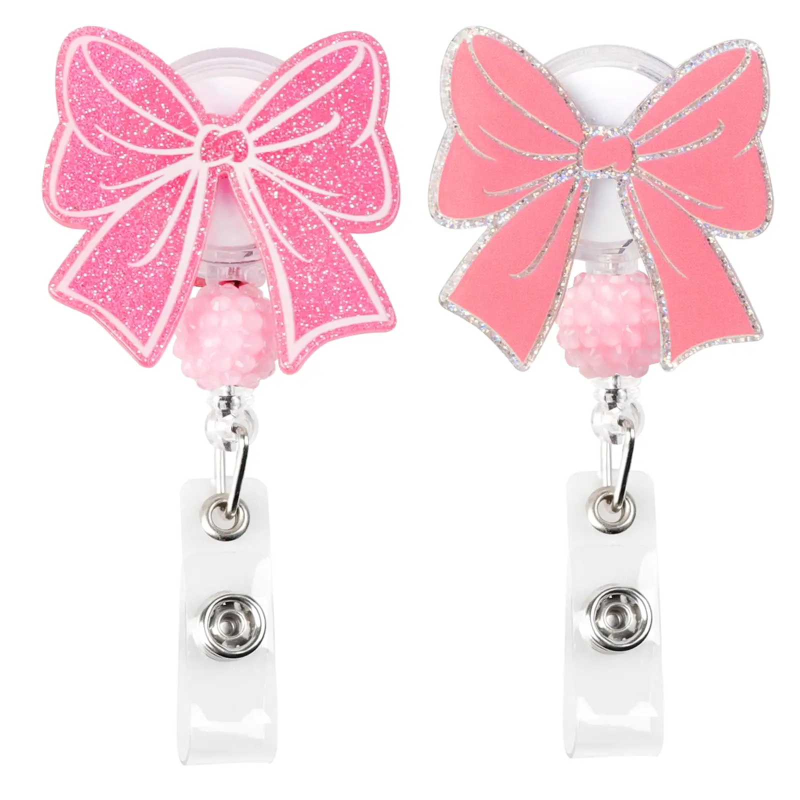 Pink Bow Badge Reel…