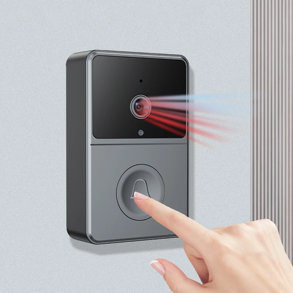 2.4G فيديو لاسلكي جرس باب إنتركوم 4.3 بوصة IPS شاشة مراقبة الفيديو جرس الباب اتجاهين صوت للرؤية الليلية جرس الباب
