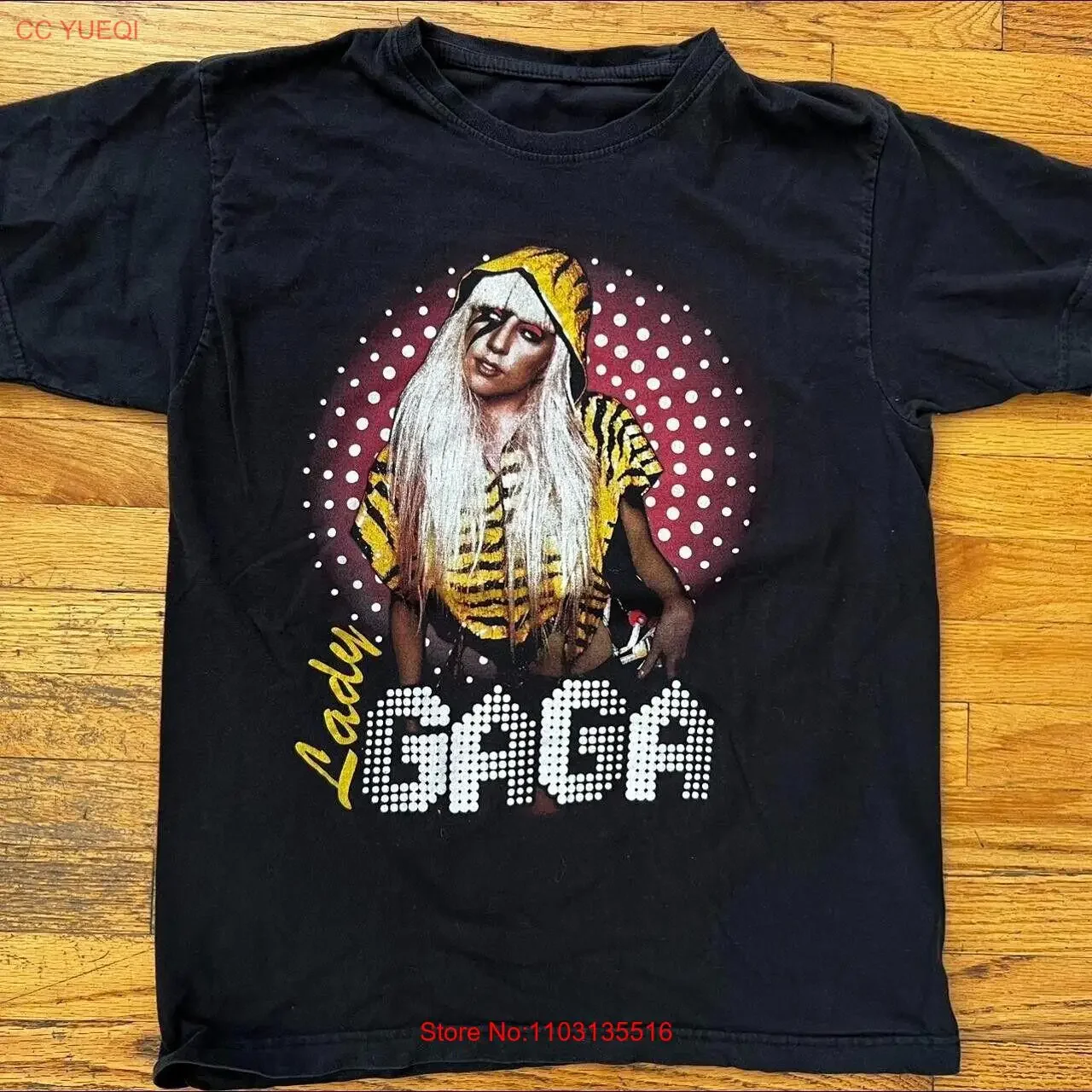 2010 Леди Гага Monster Ball Tour Хлопковая классическая футболка S 234XL M325 винтажная стираная растянутая дизайнерская одежда модная мужская одежда 2010 Леди Гага Monster Ball Tour Хлопковая классическая футболка S 234XL M325 винтажная стираная растянутая дизайнерская одежда модная мужская одежда