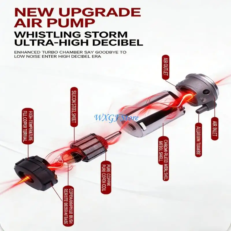 

37JE Enhancing Driving Security 24V High Decibel Loud Air Horn Button Safe Commuting