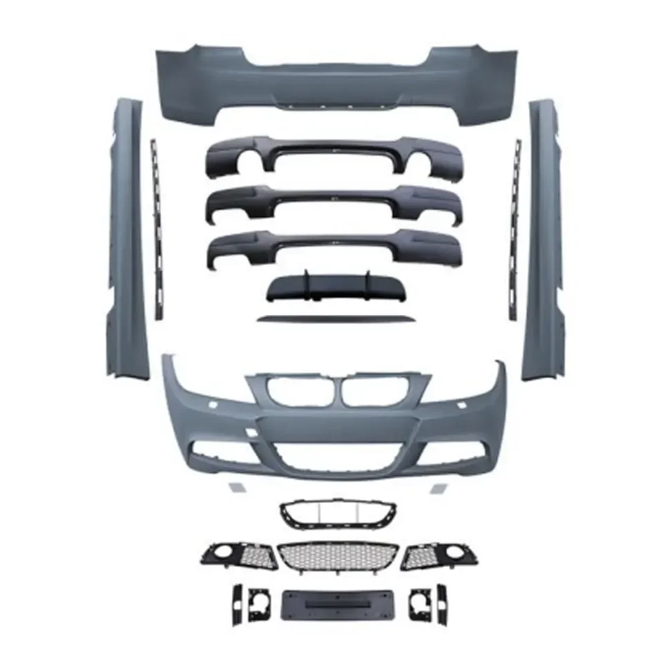 

E90 LCI M-Tech Style Body Kit Hood Fender Front Rear Bumper Lip Body Kit For E90 LCI 2009-2011