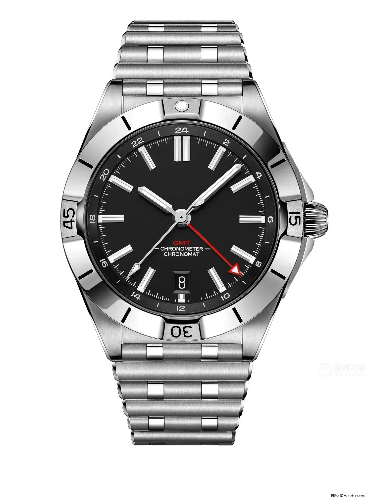 ساعة رياضية سوبر لومينوفا ساعات زرقاء خضراء بتوقيت جرينتش كرونومات ميكانيكية أوتوماتيكية 904L من الفولاذ المقاوم للصدأ حسب الطلب