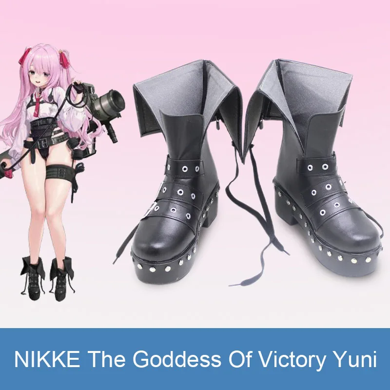 Game NIKKE The Goddess of Victory Alice/Rapi/Anis/Yuni/Diesel Cosplay Shoes Halloween Carnival Boots Cosplay Props PU Shoes