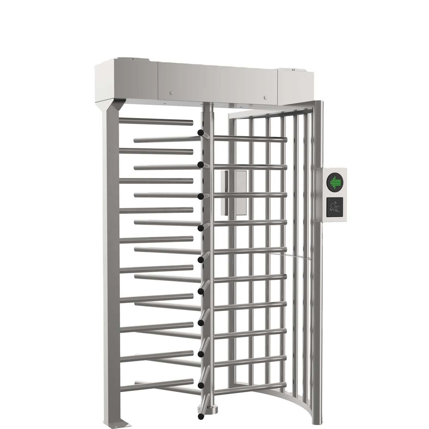 

Anti-Tailing Fingerprint Access Control Rotating Gate Full Height Turnstile Security Turnstile For Gym