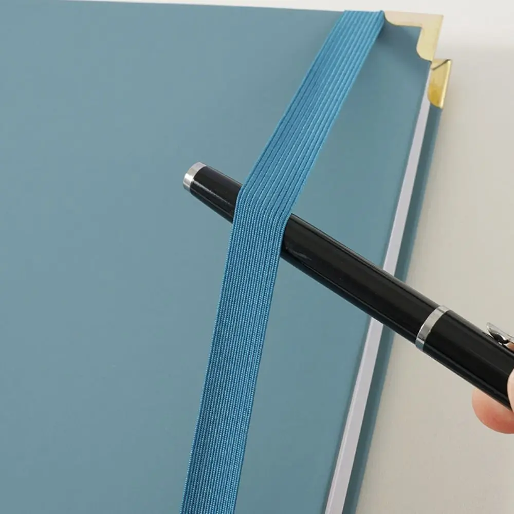 A4/B5 Coil Notebook 320 Pages with Strap Schedules Notebooks Portable Horizontal Line Diary Notepad School Supplies