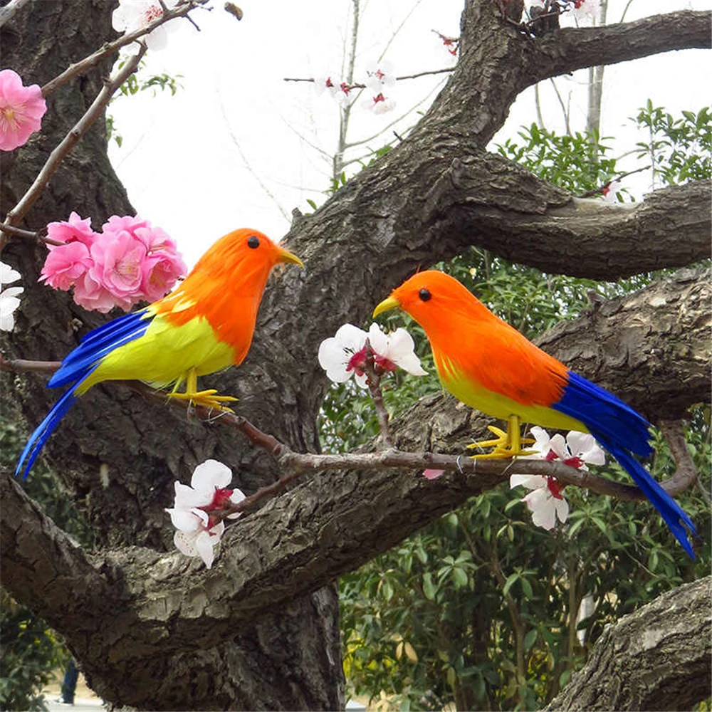 

animal figure party gifts for baby 1 year birthday decorations props home store shop decor simulation sparrow Pearl Bird model