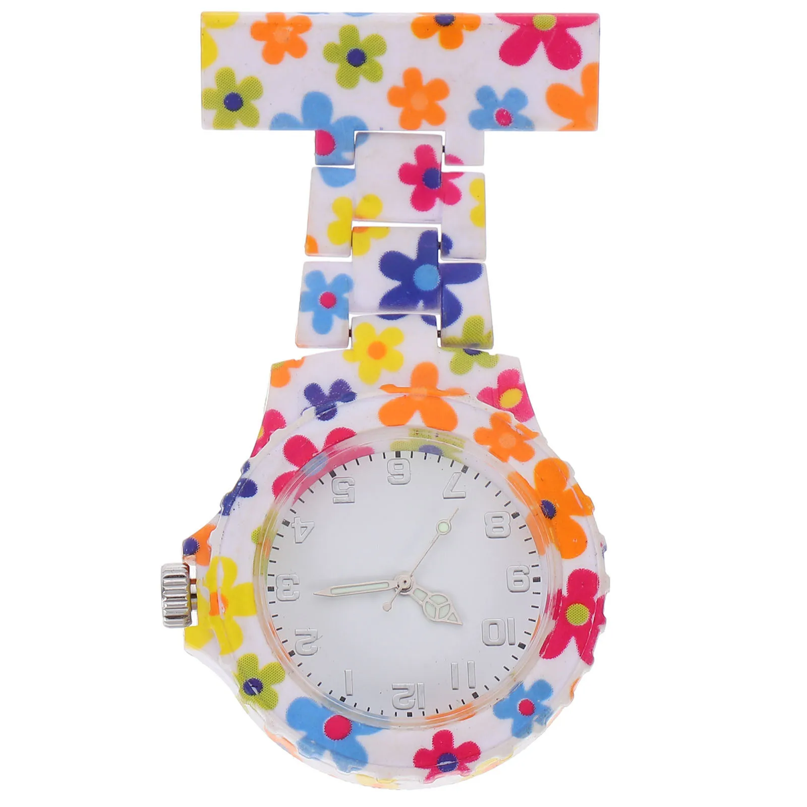

1Pcs Nurse Pocket Watch Durable Design Luminous Hands Practical Medical Use Easy Hang Nurse Lapel Watch Portable Pocket