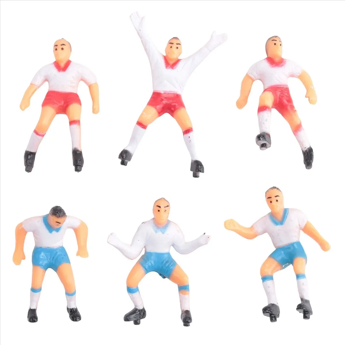 A45M 8PCS Soccer Football Cake Topper Player Decoration Tool Birthday Mold Mould Set