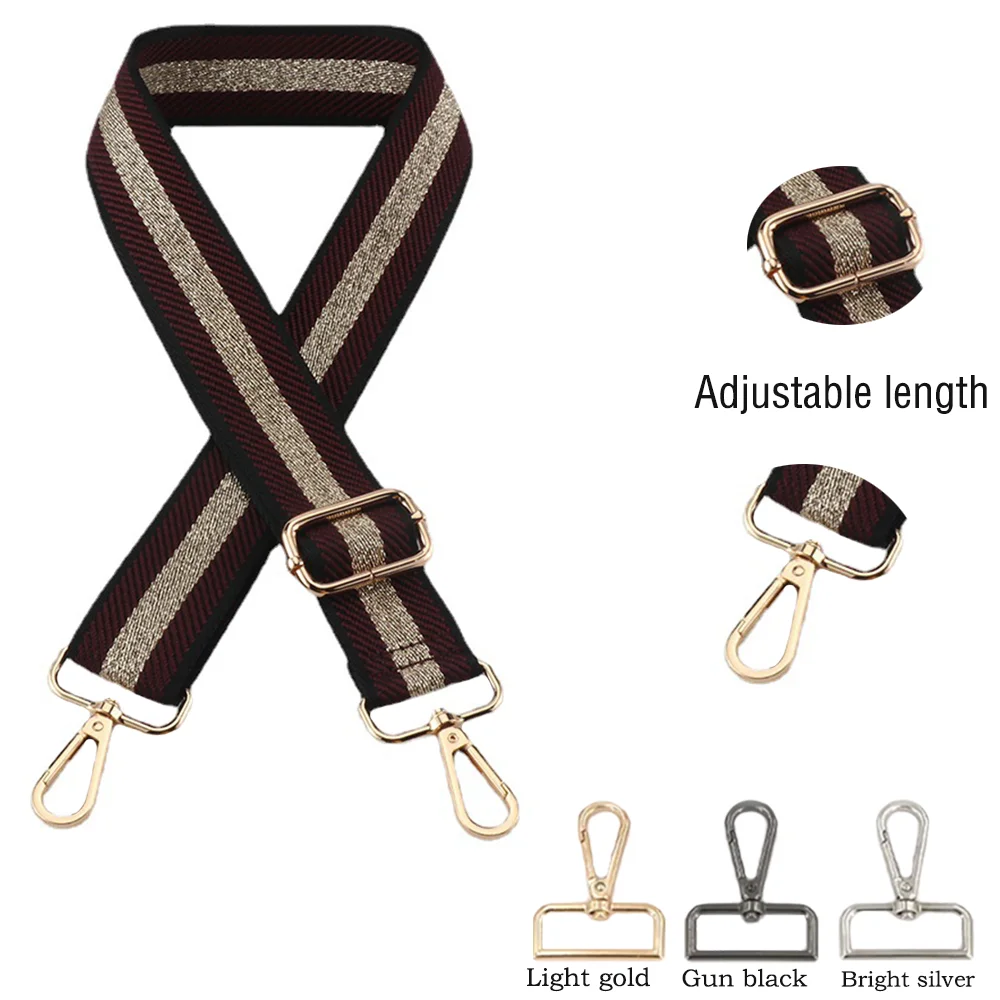 

3.8CM Nylon Shoulder Strap Diy Exquisite Embroidery Universal Fashionable Durable Precision Woven Diagonal Shoulder Strap