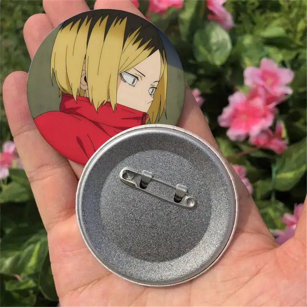 Anime Kenma Kozume Badges Button Round Creative Pin Brooch Badge Bag Decor Accessories Fans Collect Friends Gifts
