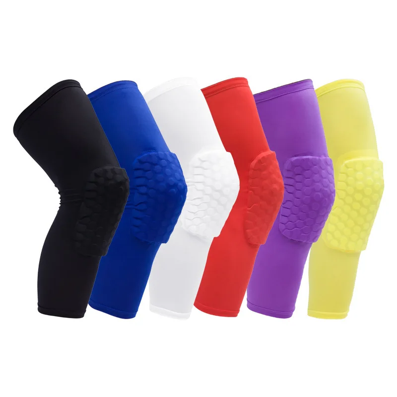 Anti-Collision Breathable Pro Honeycomb Knee Brace Cover Basketball Mountaineering Kneepad Professional Outdoor Sports Kneecaps