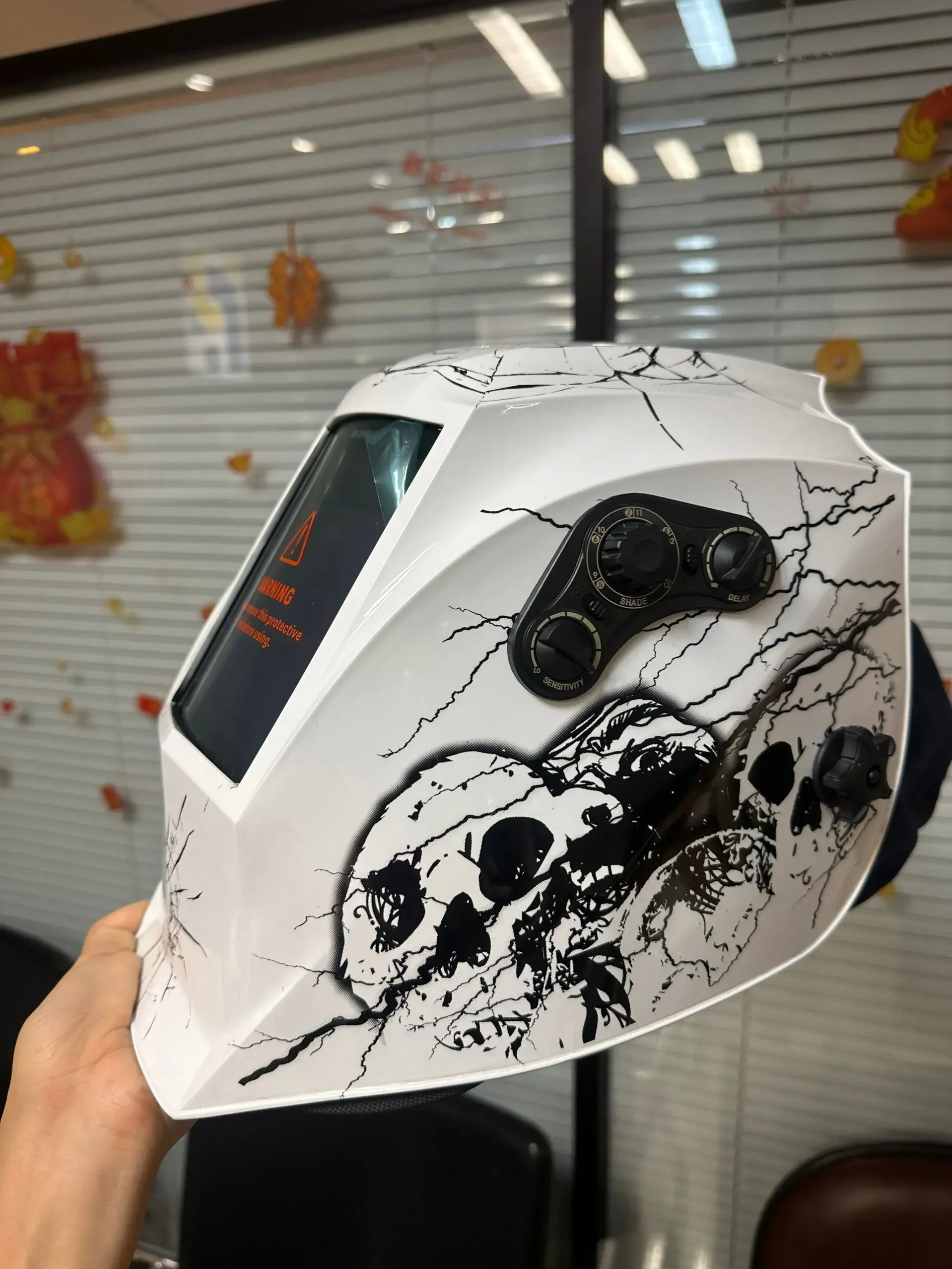 100%CE quality ! ! 20Years factory On Sale Welder Favorite automatic welding mask helmet with air fed ventilation respirator