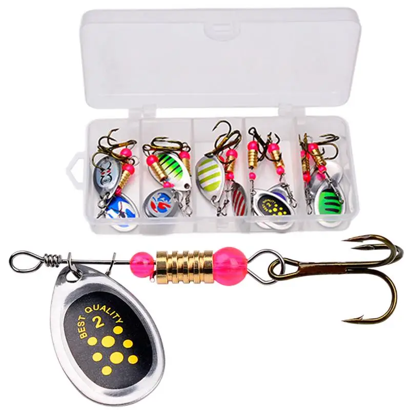 

10 шт., рыболовные приманки, спиннербейт, рыболовные ложки, красочные приманки-спиннеры, металлические приманки, рыболовные спиннеры, жесткие приманки с крючком