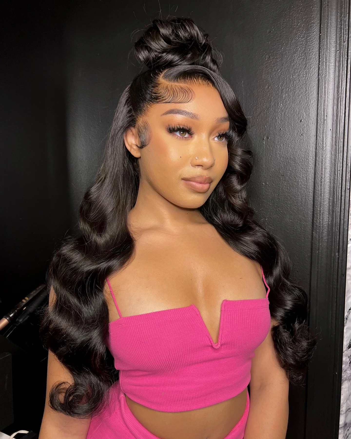 

40 Inch 250 Density Body Wave 13x6 Hd Lace Frontal Wig Human Hair 360 Full Lace Frontal Wig Brazilian Hair Pre Plucked For Women