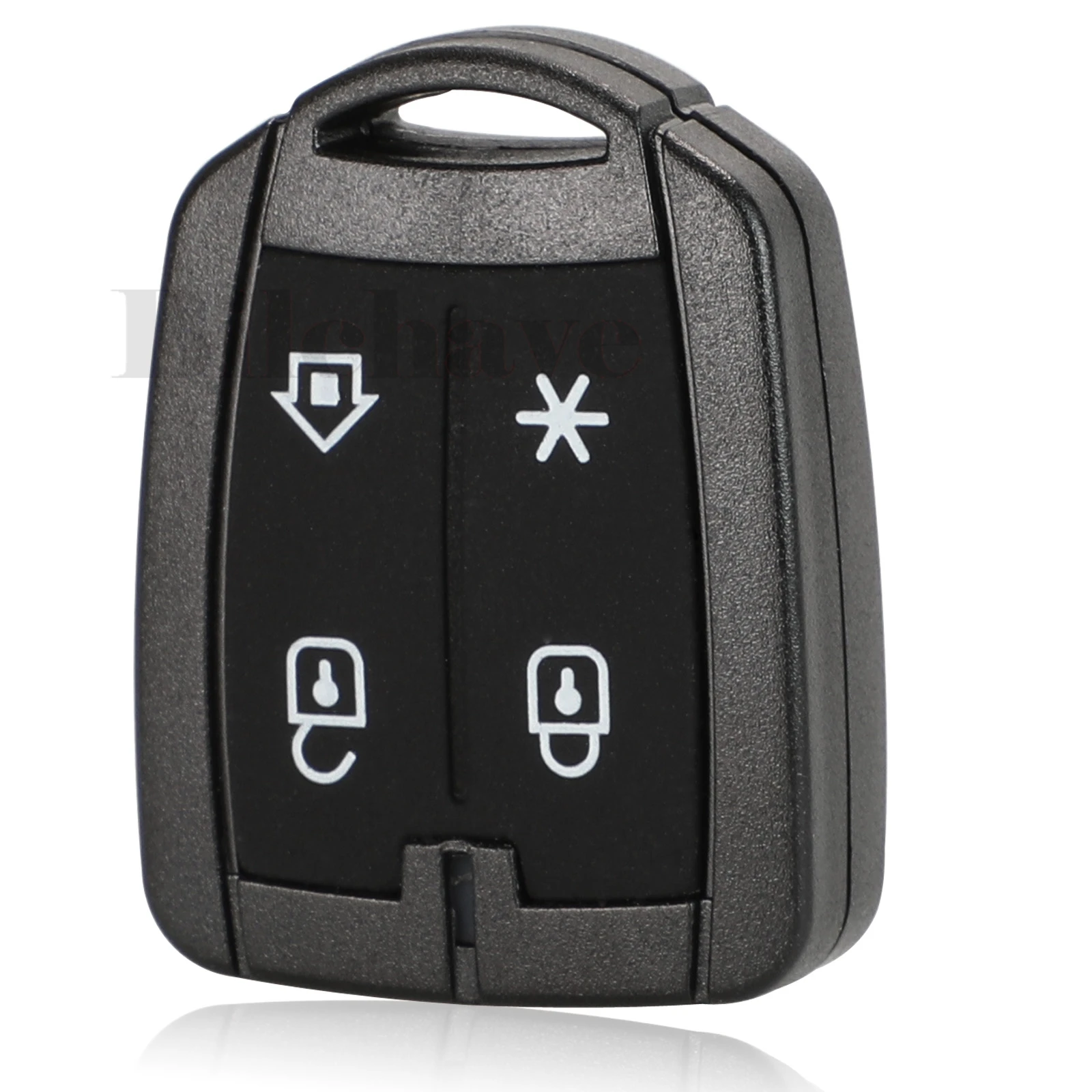 jingyuqin 4 Buttons Remote Key Shell FOB For Positron Alarm System PX42 Double Program (PX32/EX300) For Car Key Case AKBPCP076