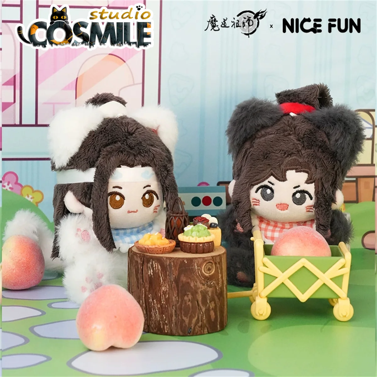 

Большой мастер демонического культивирования MDZS Mo дао Zu Ши Lan Wangji Wei Wuxian Plushie мягкая плюшевая игрушка 13 см кукла брелок Miao