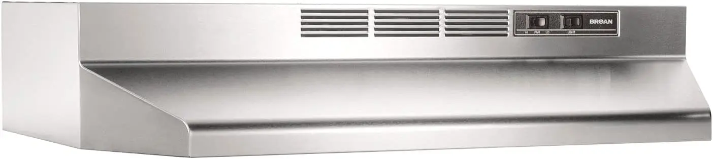 Ductless Range Hood with Lights Exhaust Fan for Under Cabinet, 30-Inch, Stainless Steel