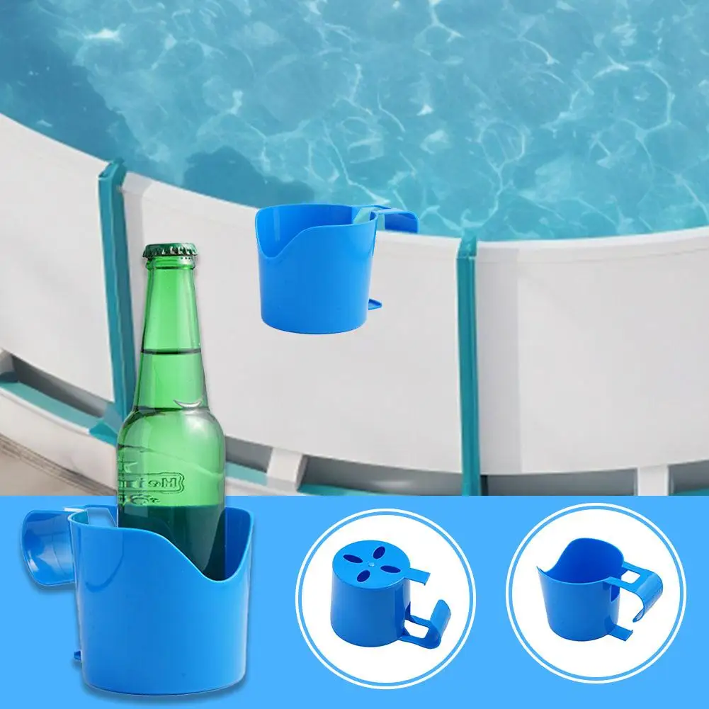 

4Pcs Pool Cup Holder For Drinks No Punching Swimming Pool Beer Bottle Drink Holder No Spills Pool Accessories For Pool Part O4F3