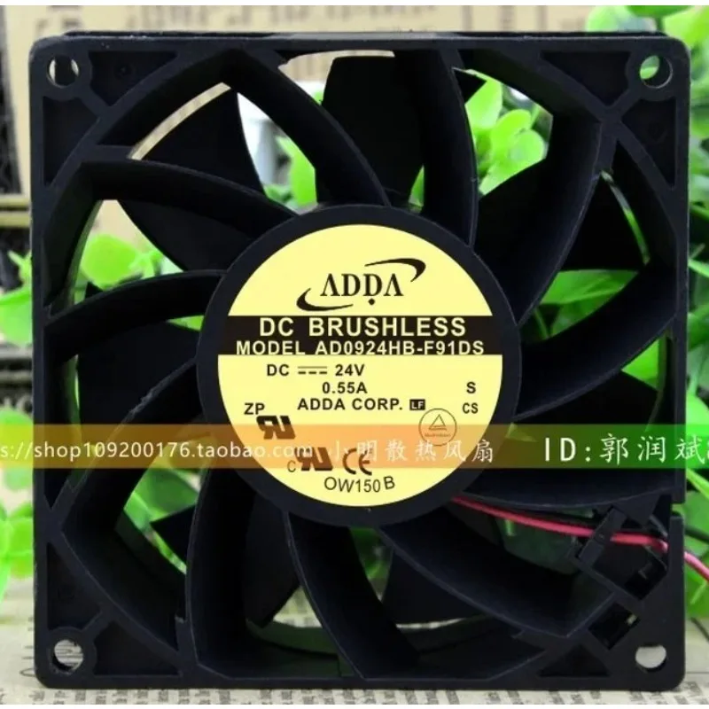 

New Cooler Fan for ADDA AD0924HB-F91DS 24V 0.55A Cooling Fan 9038 9CM 92*92*38mm