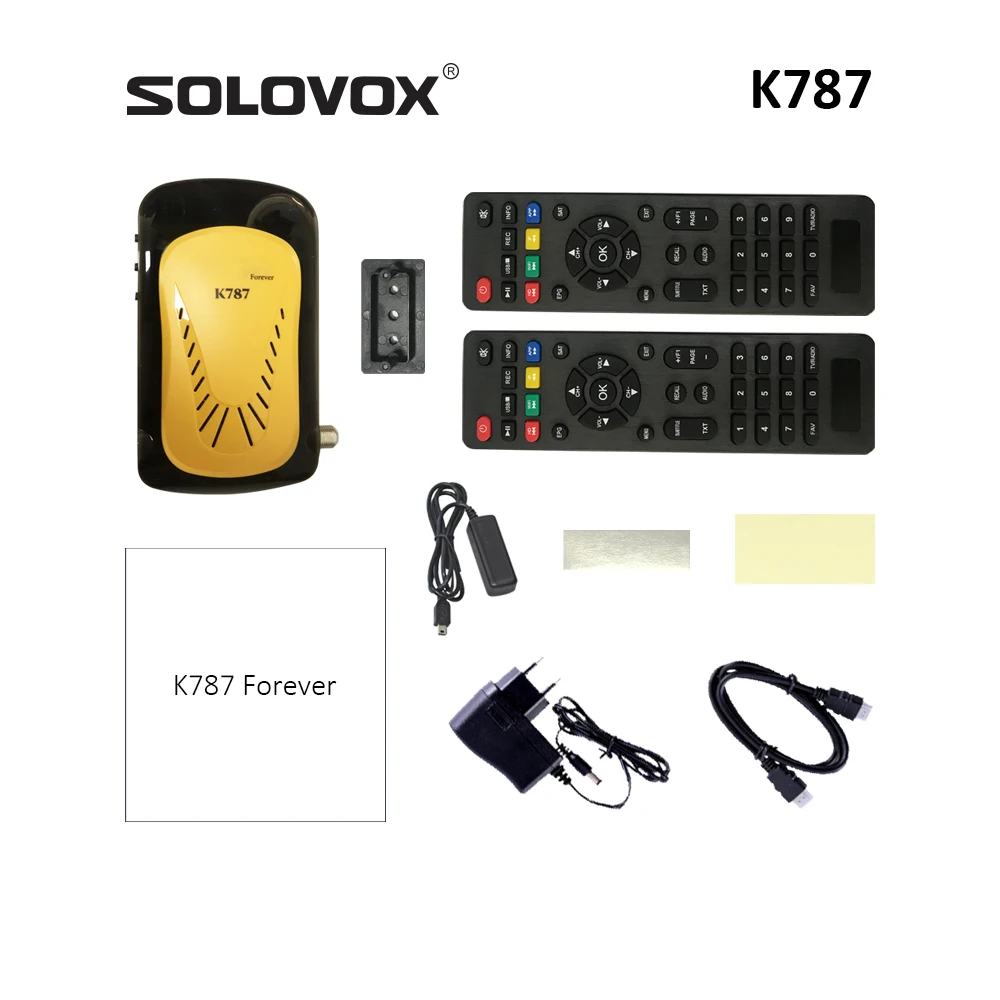 SOLOVOX 2024 K787 DVB S2X صندوق التلفزيون عبر الأقمار الصناعية H.265 HEVC فك جنوب شرق آسيا مشغل الوسائط في الشرق الأوسط