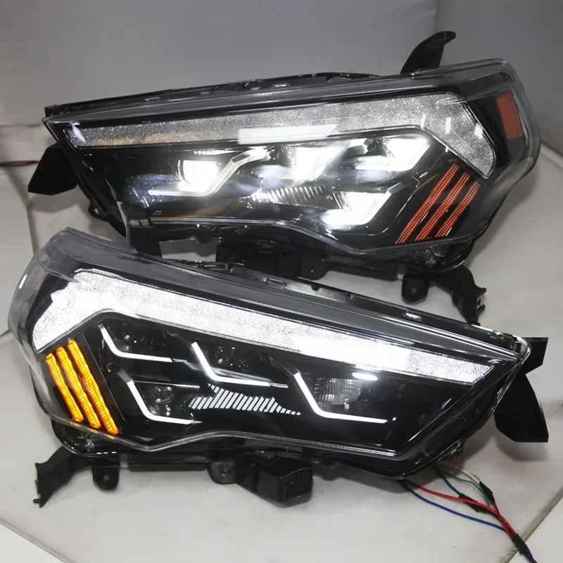 Full Led Headlight 2014-2020 Year For 4Runner Headlights Head Lamp Black Housing Dynamtic Turning Light For Toyota