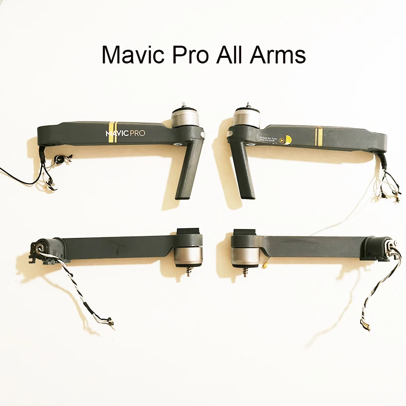 قطع غيار ذراع محرك Mavic Pro الأمامي والخلفي الأيمن المستخدم لذراع DJI Mavic Pro مع ملحقات إصلاح المحرك