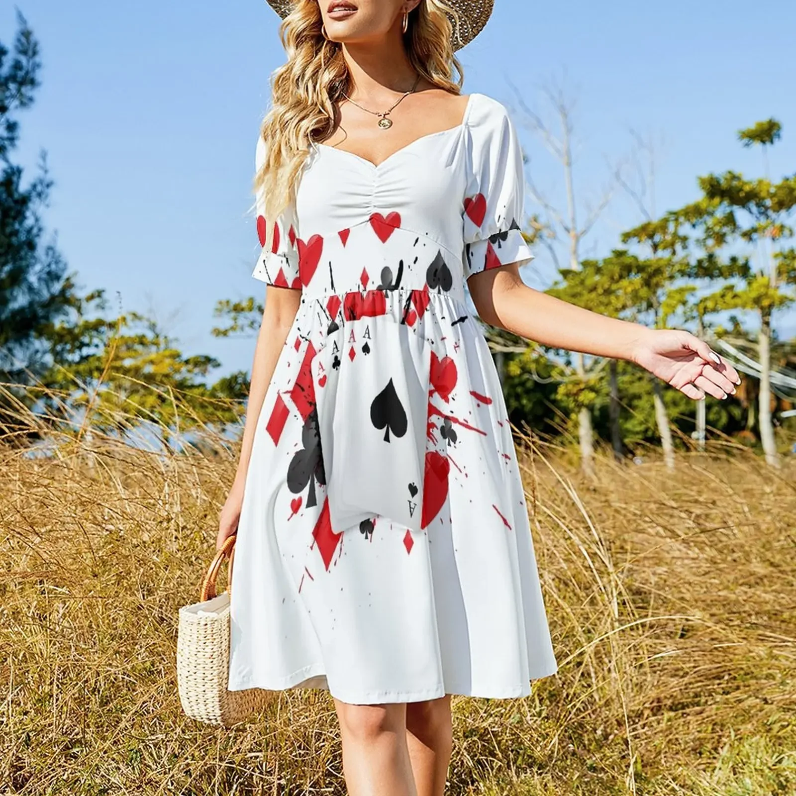 Poker cards for the players Classic T-Shirt Short-Sleeved Dress dresses for special events fairy dress