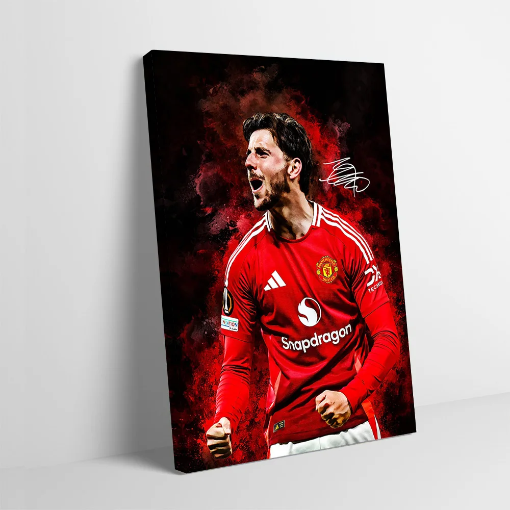 Mason Mount Soccer Player Poster Customizable Printed Canvas Painting for Pictures Wall Art Living Room Decorations Home Decor