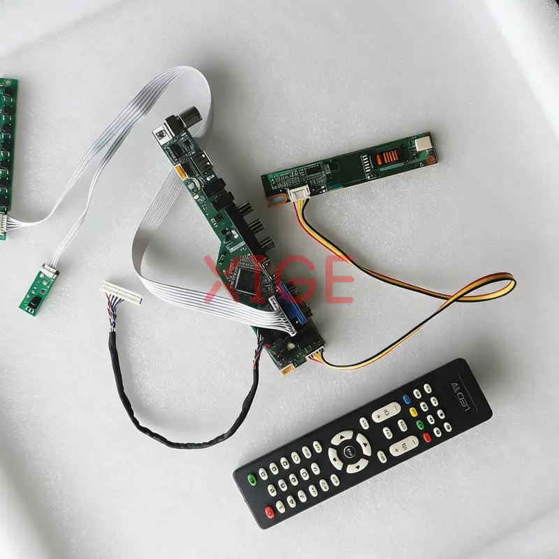 

Для TX38D81VC1CA N150X6 N150X2 N150X3 комплект платы контроллера привода экрана DIY 1024*768 1024x768 30-контактный LVDS USB + AV + VGA + HDMI 1-CCFL
