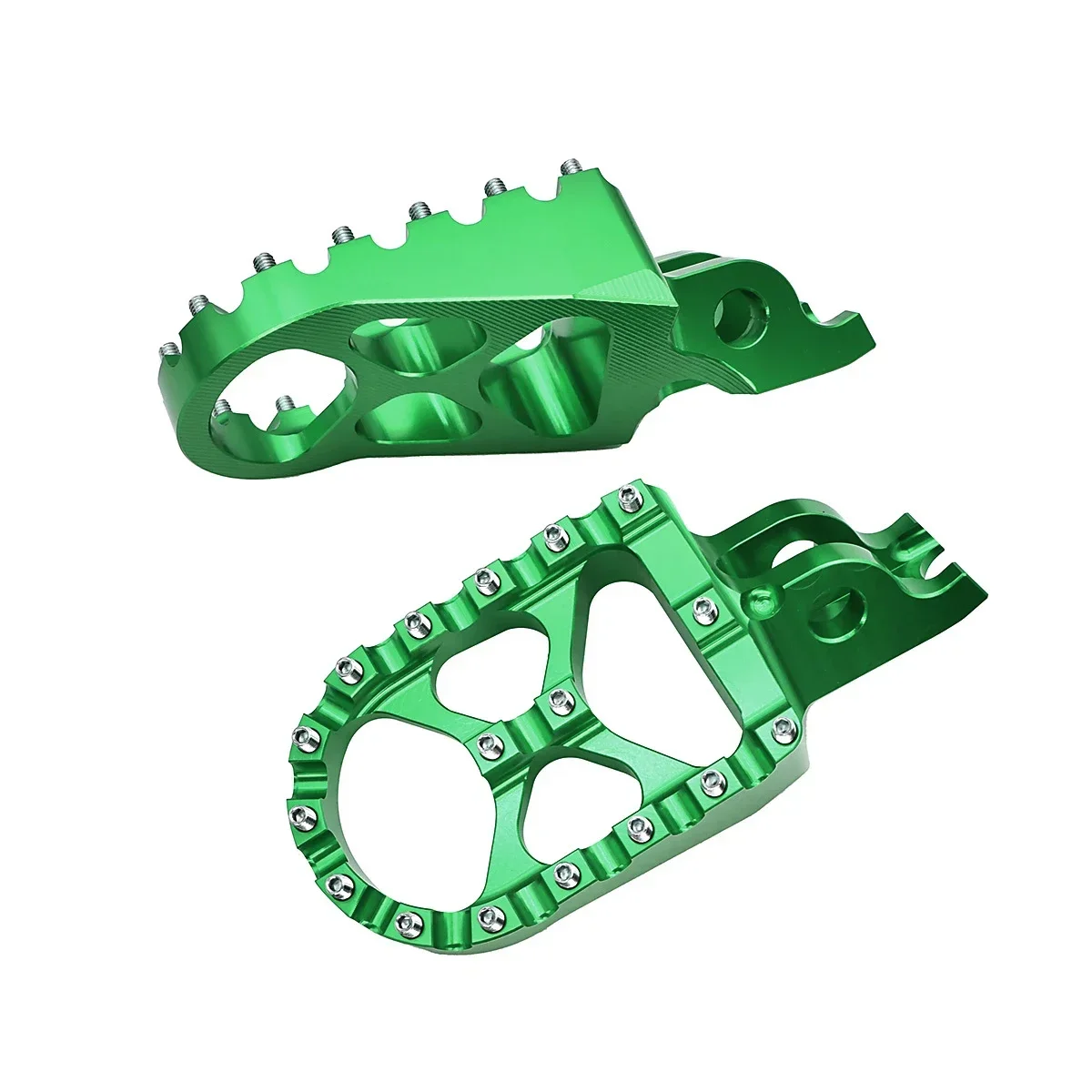 Motorcycle CNC FootRest Footpegs Foot Pegs Pedals For Kawasaki KX250F KX450F 2006-2021 KX250X KX450X 2021-2023 KLX450R 2008-2013