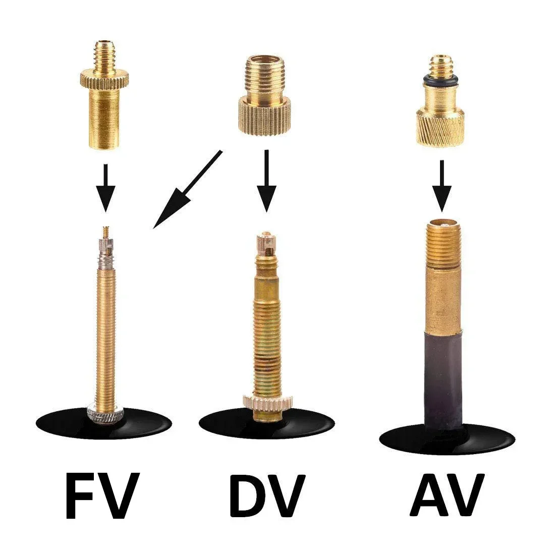 21/30 Stück Fahrrad-Reifenfüller, Nadel- und Luftschlauch-Adapter-Set – Pumpenanschlüsse für Fahrradreparatur und Basketballventile – Detail 13