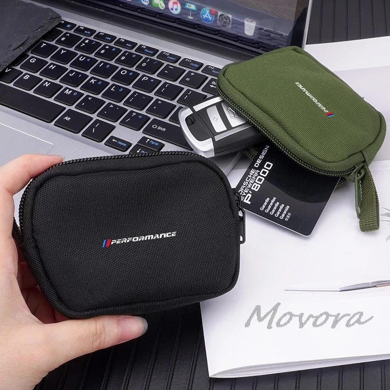 Portable Car Driver License Key Bag Storage Wallet Keyring For BMW M Power M3 M4 M5 M6 M7 M8 X3 X5 E39 E46 E60 E90 Performance - view 6