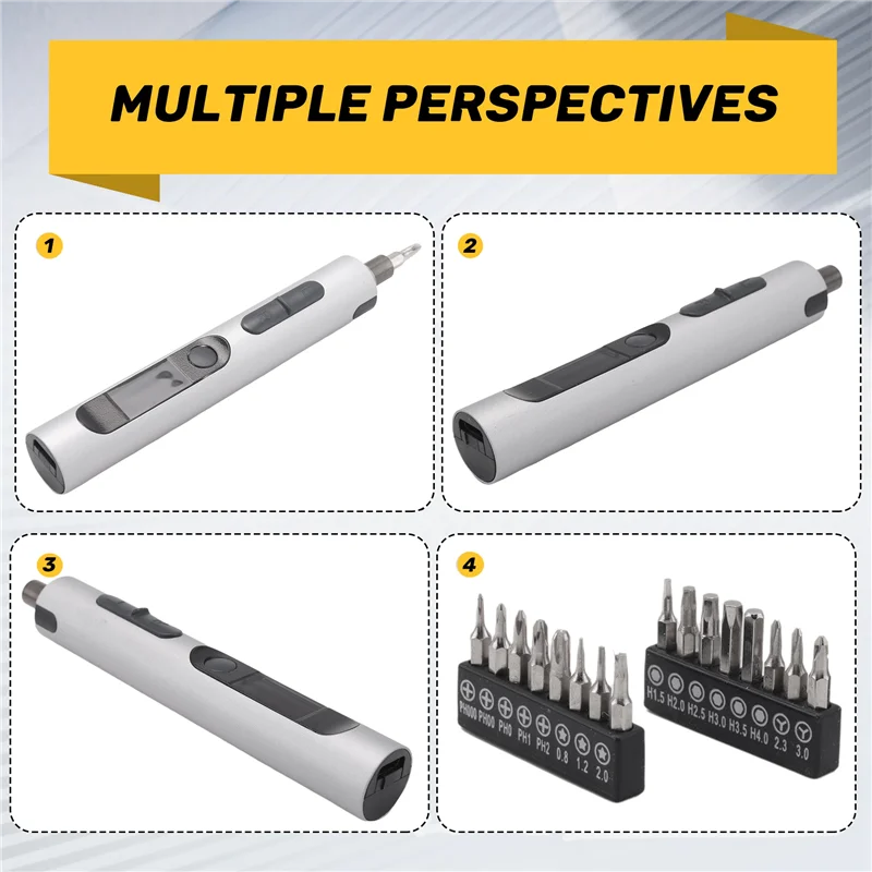 

【A87T】Precision Electric Torque Screwdriver Magnetic Bit Phone Watch Laptop Mini Repair Set