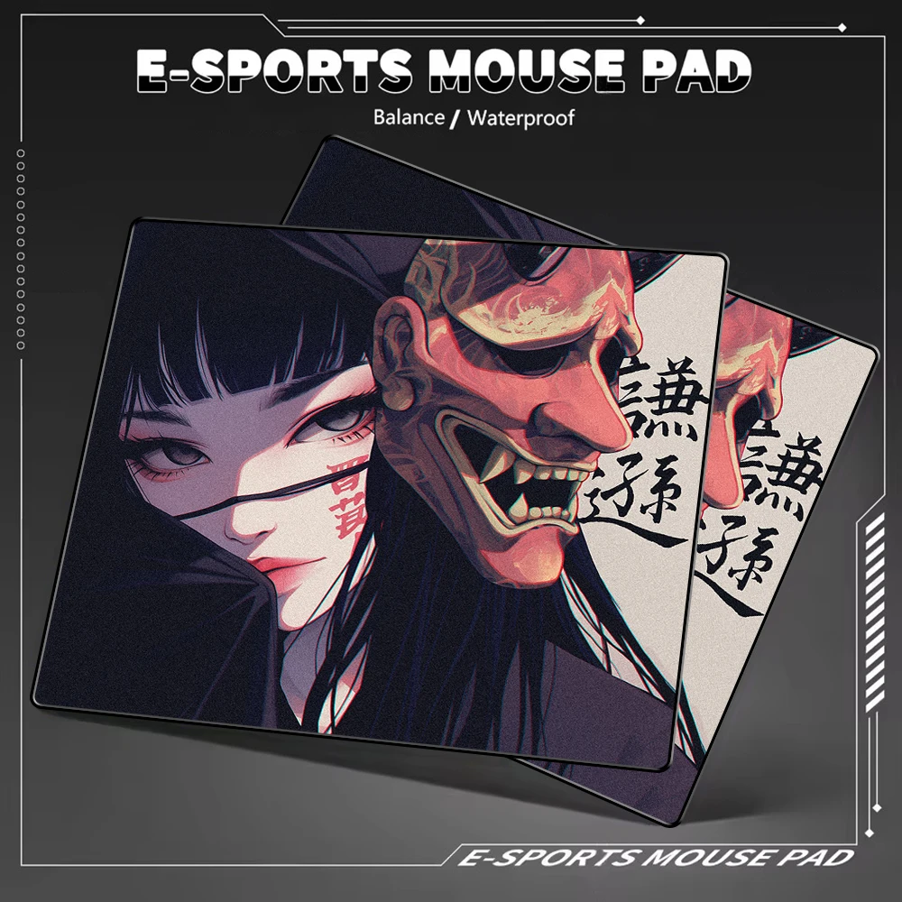 

Японский Oni Mask Balance E-Sports игровой коврик для мыши игровой профессиональный ПК геймер компьютерный коврик для мыши водонепроницаемый поверхностный коврик для мыши