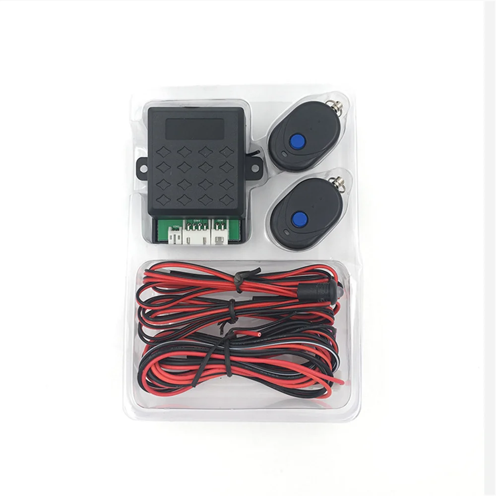 12V Wireless Engine Lock Locking Car Alarm Systems Anti-Hijacking Intelligent Circuit Cut Off Auto Unlock Immobilizer Device