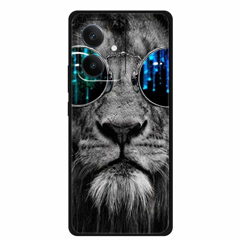 الغطاء الخلفي ل Realme Neo7 SE Neo7x Neo7 حافظة Neo 7x7SE أسود سيليكون لينة حافظة هاتف من البولي يوريثان ل Realme C65 4G غطاء كوكه فوندا