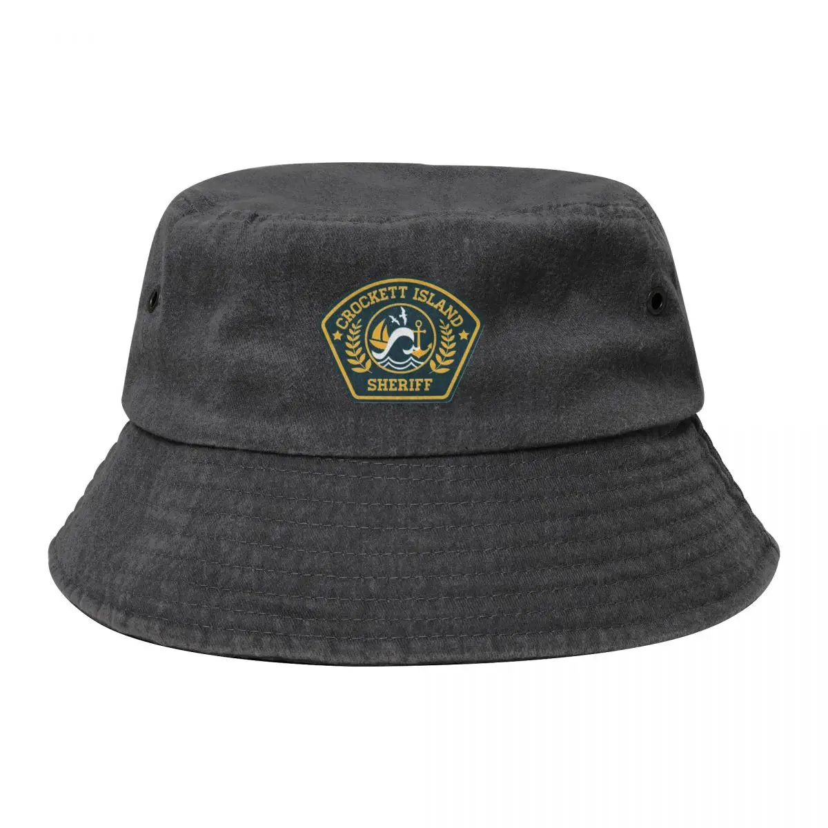 

Crockett Island Sheriff Bucket Hat sailor cap for men Mountaineering Luxury Cap Hats For Men Women's