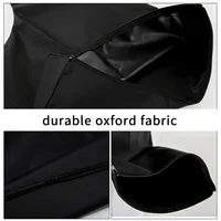 Black Outdoor Portable Vacuum Bag with Drawstring Closure for Large-Capacity Leaf Blower Storage Bag, 1 Pc 6